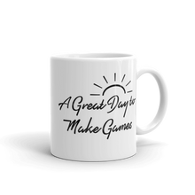 Load image into Gallery viewer, iHeartGameDev Mug | "A Great Day to Make Games"
