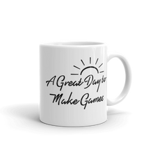 Load image into Gallery viewer, iHeartGameDev Mug | &quot;A Great Day to Make Games&quot;
